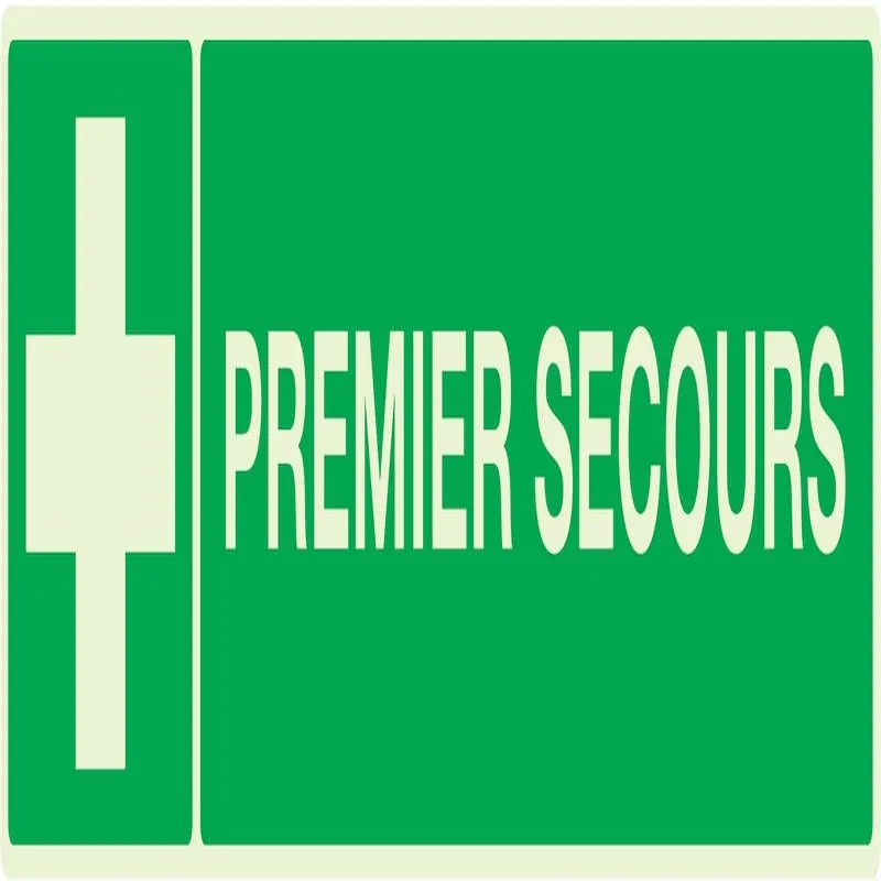 Panneau PREMIER SECOURS LUMINESCENT 33 Taliaplast 635406
