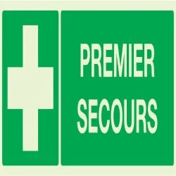 Panneau PREMIER SECOURS 330X120 NORMAS Taliaplast 636406