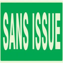 Panneau SANS ISSUE (SECOURS) NORMASIGN Taliaplast 635416