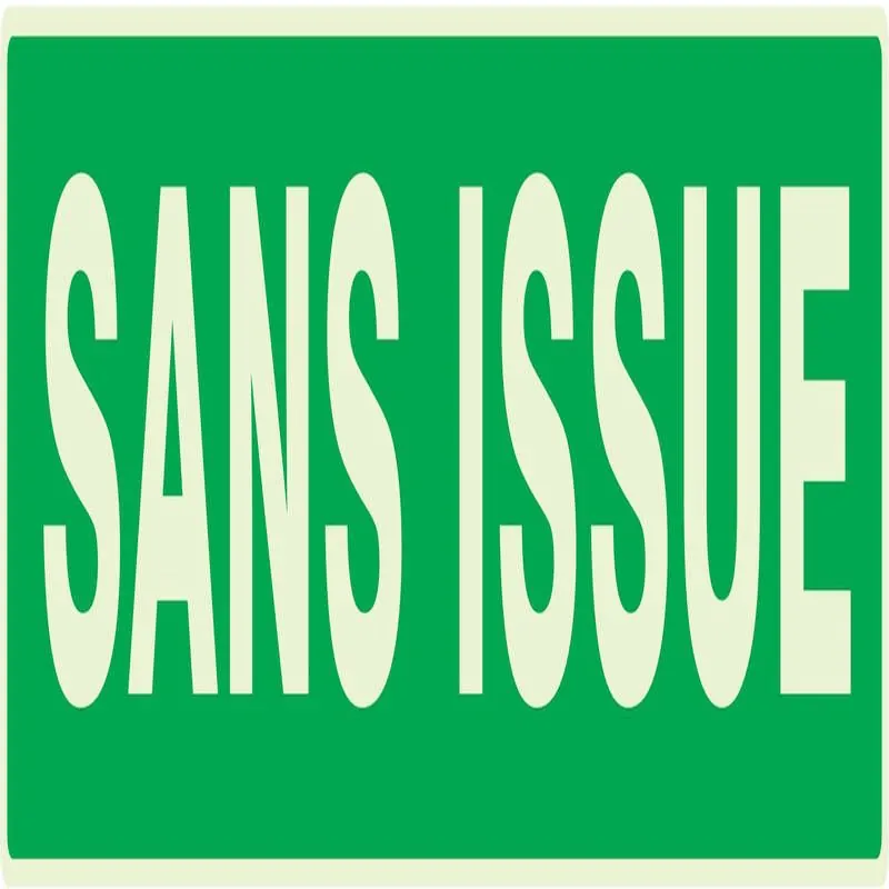 Panneau SANS ISSUE (SECOURS) NORMASIGN Taliaplast 635416