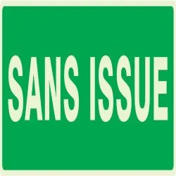 Panneau SANS ISSUE (SECOURS) NORMASIGN Taliaplast 636416