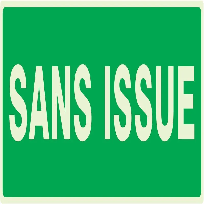 Panneau SANS ISSUE (SECOURS) NORMASIGN Taliaplast 636416