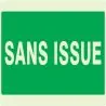 Panneau SANS ISSUE NORMASIGN LUMINESCE Taliaplast 631416