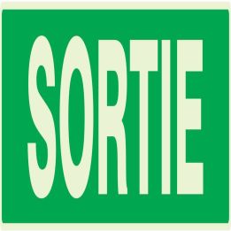 Panneau SORTIE NORMASIGN LUMINESCENT 3 Taliaplast 635404