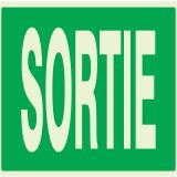 Panneau SORTIE NORMASIGN LUMINESCENT 3 Taliaplast 635404
