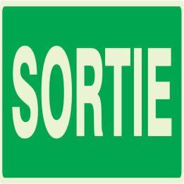 Panneau SORTIE NORMASIGN LUMINESCENT 3 Taliaplast 636404