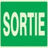 Panneau SORTIE NORMASIGN LUMINESCENT 3 Taliaplast 636404