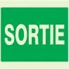 Panneau SORTIE NORMASIGN LUMINESCENT 3 Taliaplast 631404