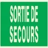 Panneau SORTIE DE SECOURS NORMASIGN LU Taliaplast 635432