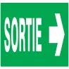 Panneau SORTIE FLECHE A DROITE NORMASI Taliaplast 625417
