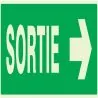 Panneau SORTIE FLECHE A DROITE NORMASI Taliaplast 635417