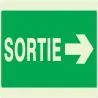 Panneau SORTIE FLECHE A DROITE NORMASI Taliaplast 631417