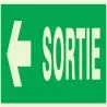 Panneau SORTIE FLECHE A GAUCHE NORMASI Taliaplast 635418