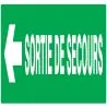 Panneau SORTIE SECOURS FLECH.A GAUCHE Taliaplast 625414