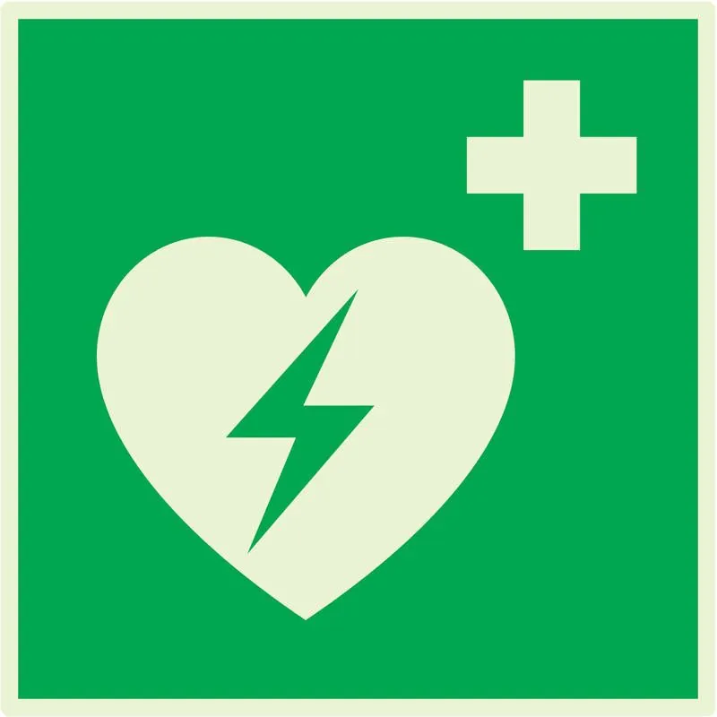 Panneau DEFIBRIL.AUTO EXTERNE P/COEUR Taliaplast 638421