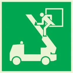 Panneau FENETRE DE SECOURS NORMASIGN L Taliaplast 638423