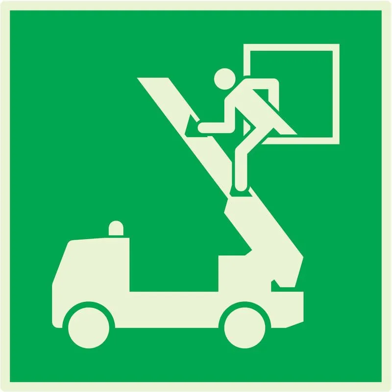 Panneau FENETRE DE SECOURS NORMASIGN L Taliaplast 638423