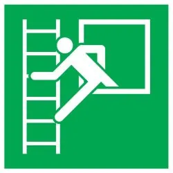 Panneau FENETRE SECOURS AVEC ECHELLE N Taliaplast 628422