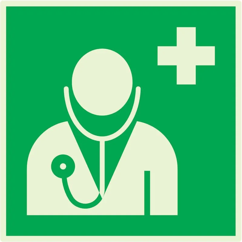 Panneau MEDECIN 200X200 NORMASIGN LUMI Taliaplast 638415