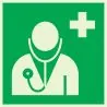 Panneau MEDECIN 200X200 NORMASIGN LUMI Taliaplast 638415
