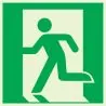 Panneau SORTIE SECOURS A GAUCHE NORMAS Taliaplast 638416