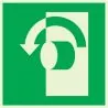 Panneau TOURNER SENS INVERSE AIGUILLES Taliaplast 638424
