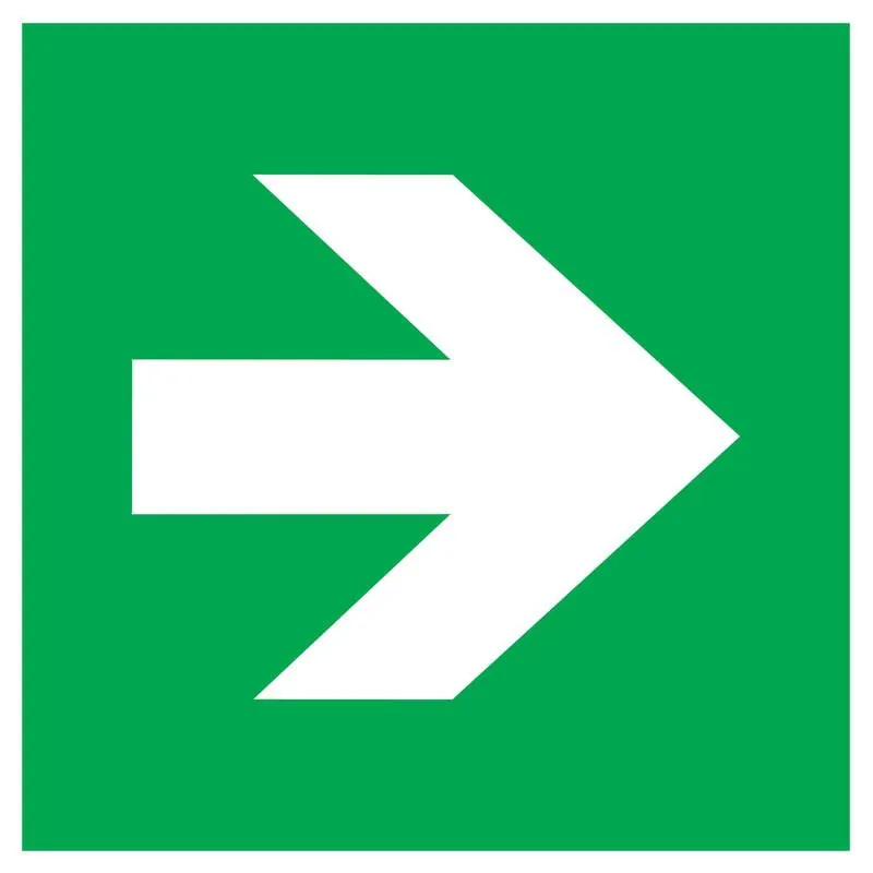 Panneau FLECHE NORMASIGN 200X200 Taliaplast 628418