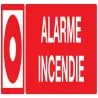 Panneau ALARME INCENDIE 200x52 NORMASI Taliaplast 620106