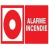 Panneau ALARME INCENDIE 330x200 NORMAS Taliaplast 621106
