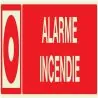Panneau ALARME INCENDIE LUMINESCENT 33 Taliaplast 635106
