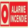 Panneau ALARME INCENDIE NORMASIGN LUMI Taliaplast 636106