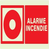 Panneau ALARME INCENDIE NORMASIGN LUMI Taliaplast 631106