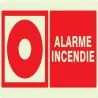 Panneau ALARME INCENDIE NORMASIGN LUMI Taliaplast 631106