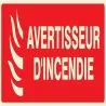 Panneau AVERTISSEUR D'INCENDIE NORMASI Taliaplast 636115