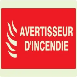Panneau AVERTISSEUR D' INCENDIE NORMAS Taliaplast 631115