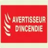 Panneau AVERTISSEUR D' INCENDIE NORMAS Taliaplast 631115