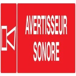 Panneau AVERTISSEUR SONORE NORMASIGN 3 Taliaplast 625127