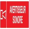 Panneau AVERTISSEUR SONORE NORMASIGN 3 Taliaplast 625127