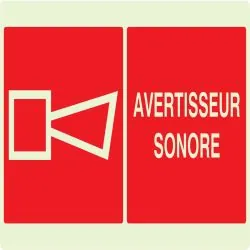 Panneau AVERTISSEUR SONORE NORMASIGN L Taliaplast 631107