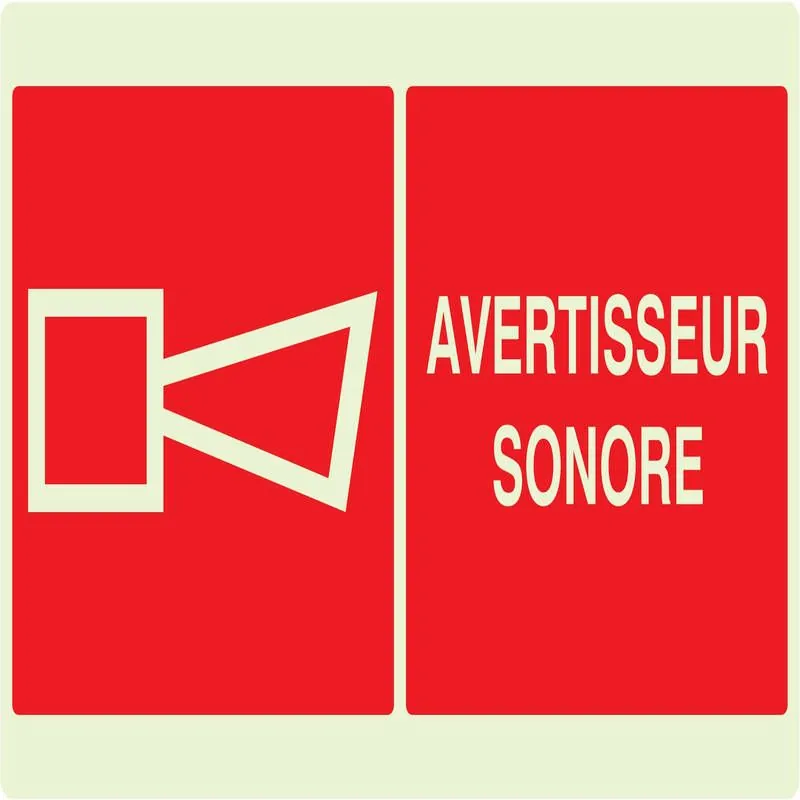 Panneau AVERTISSEUR SONORE NORMASIGN L Taliaplast 631107