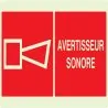Panneau AVERTISSEUR SONORE NORMASIGN L Taliaplast 631107