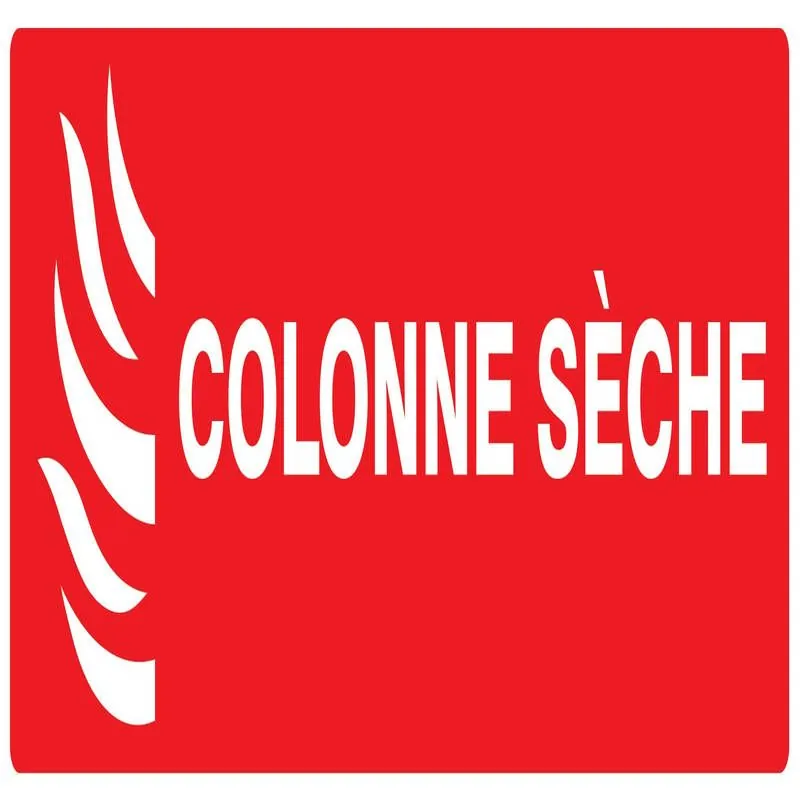 Panneau COLONNE SECHE NORMASIGN 330X12 Taliaplast 626116