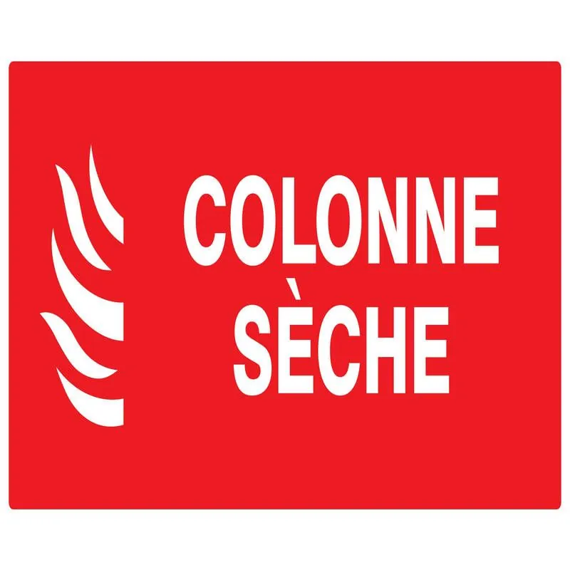 Panneau COLONNE SECHE 330x200 NORMASIG Taliaplast 621116