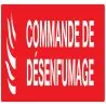 Panneau COMMANDE DESENF. 200x52 NORMAS Taliaplast 620117