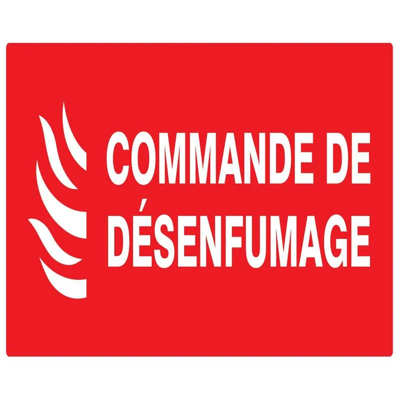 Panneau COMMANDE DE DESENF.330x200 NOR Taliaplast 621117