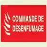 Panneau COMMANDE DE DESENFUMAGE NORMAS Taliaplast 631117