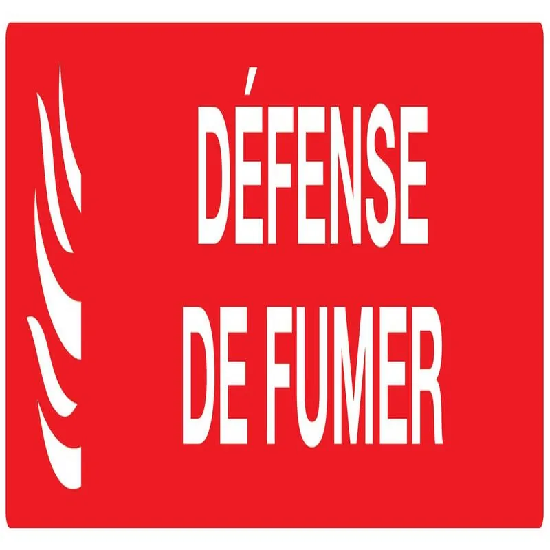 Panneau DEFENS.DE FUMER(INCEND. 200x52 Taliaplast 620118