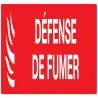 Panneau DEFENS.DE FUMER(INCEND. 200x52 Taliaplast 620118