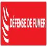 Panneau DEFENSE FUMER INCEND NORMASIGN Taliaplast 626118