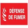 Panneau DEF. DE FUMER INCEND.330x200 N Taliaplast 621118